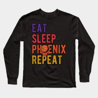 Phoenix Basketball Valley of the Sun PHX Sports Arizona Team Rally At The Valley Oop Long Sleeve T-Shirt